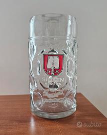 Boccale in vetro originale Oktoberfest, vintage 