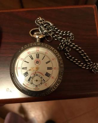 Orologio Antico da taschino Wille Freres Patent