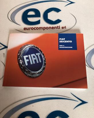 Libretto uso e manutenzione Fiat Seicento