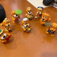 8 leoncini della collezione kinder anni ‘90