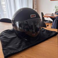 Casco Jet Scooter Moto Nero