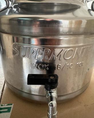 Fusto per Olio o Vino 10 lt Inox 18/10