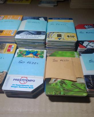400 CARTE TELEFONICHE-NAZIONALI-INTERNAZIONALI-
