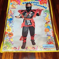 Costume Carnevale Kobra Ninja bambino/bambina