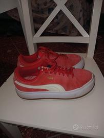 Scarpe sportive Puma rosse – Taglia 40.5 – Ottime 