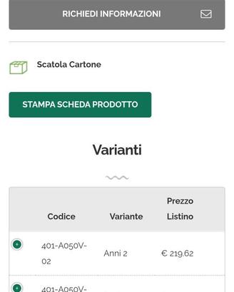 Boiler aton 50 litri