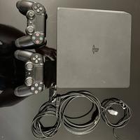 PS4 slim 500gb+2 controller