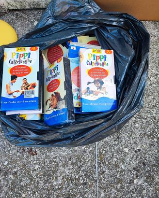 serie Pippi Calzelunghe in VHS