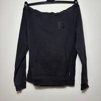 Felpa oversize “DARKER” beige sabbia