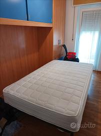 Materasso 120x200 + Rete Ortopedica a doghe