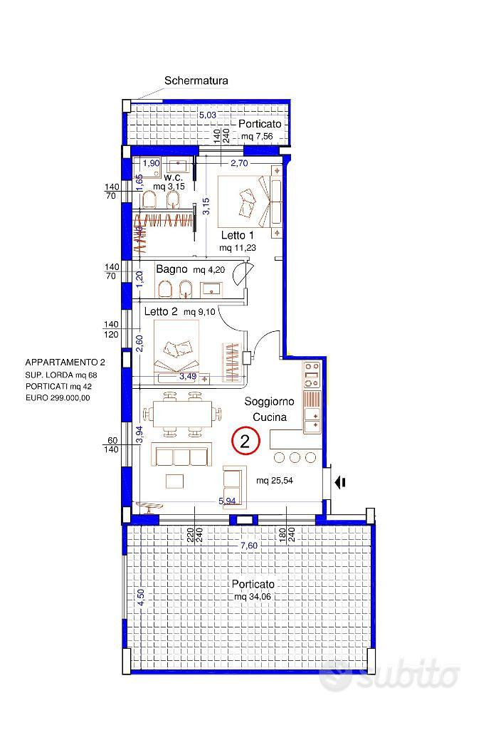 Apartment in Sassari, Luna e Sole - Vista 2