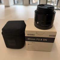 obiettivo per sony e-mount sigma