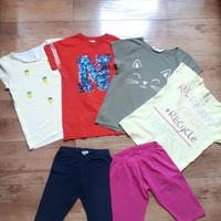 Set vestiti estivi bambina 6-7 anni