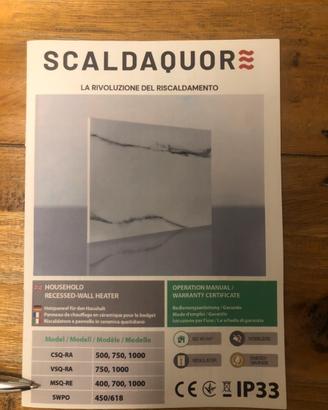 pannello riscaldante a raggi infrarossi