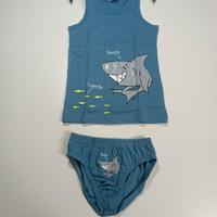 Canottierina+ muttandina Bimbo. neonato.100 pezzi