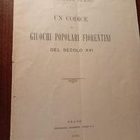 UN CODICE GIUOCHI Pop.FIORENTINI
