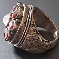 anello uomo ottomano argento