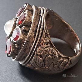 anello uomo ottomano argento