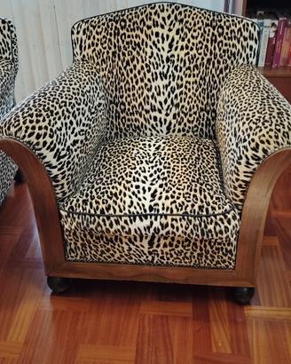 poltrone vintage stile art deco'