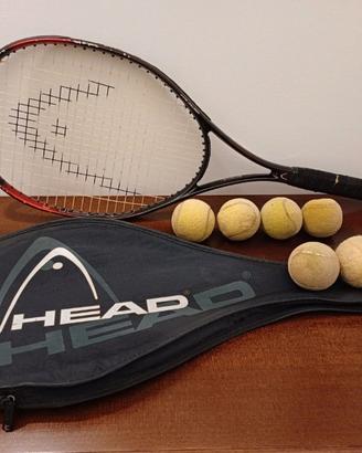 Racchetta da Tennis Head  con palline 