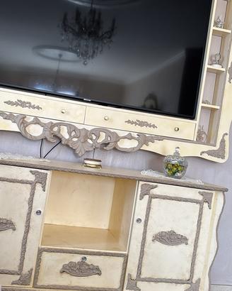 Set porta tv e cornice per tv