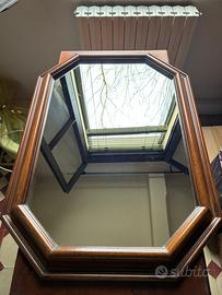 Specchiera ottagonale vintage