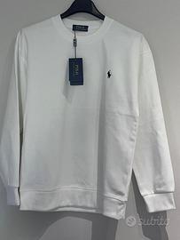 felpa polo Ralph Lauren bianca, taglia S