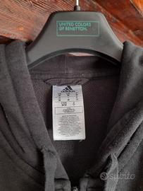 FELPA ADIDAS CON ZIP E CAPPUCCIO