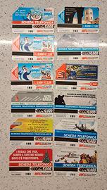 SCHEDE TELEFONICHE VINTAGE, LOTTO DI 110 PEZZI