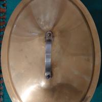 Servizio Casseruola/Rostiera vetro/metallo+piatto 