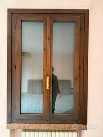 Serramenti+scuri legno. 7 finestre+2 portefinestre