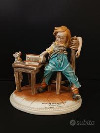 Scultura in porcellana Capodimonte "Tiziano Galli!