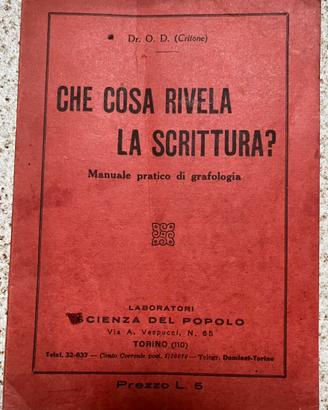 Manuale dí grafologia