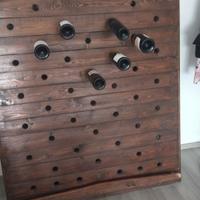 parete portabottiglie