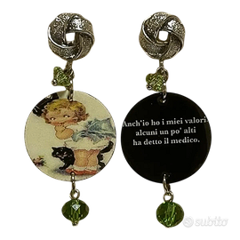 Orecchini in carta Vintage  520