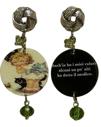 Orecchini in carta Vintage  520