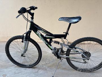 Mountain bike doppio ammortizzat bambino misura 20