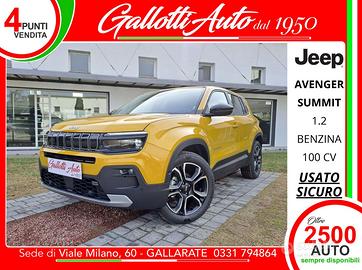 Jeep Avenger 1.2 turbo Summit fwd 100cv