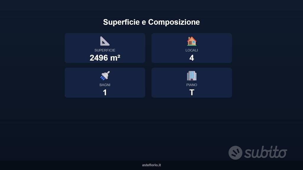 Immobile in asta di 2496 m² a Castellaneta - Vista 3
