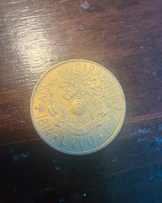 Moneta 200 lire Arma dei Carabinieri - 1994