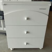 mobile fasciatoio e lettino Foppapedretti