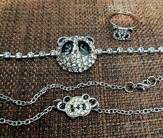 Set Bigiotteria a Tema "PANDA" Kawaii 6 Pezzi 🐼