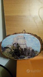 immagine su legno a decoupage 
