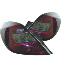 FANALI OPEL CORSA D 5P 06-14 LED ROSSO SCURO