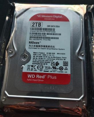 Disco WD Western Digital 2TB - Nuovo