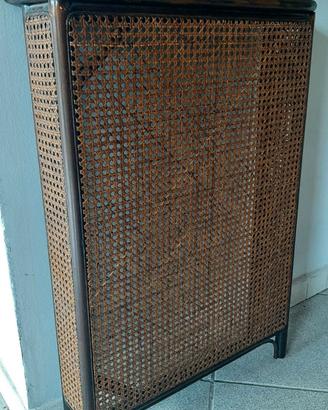 copri-termosifone in Rattan.