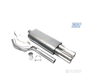 SILENZIATORE DI SCARICO PER VOLKSWAGEN VW PASSAT, 