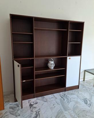 libreria scomponibile in legno massello