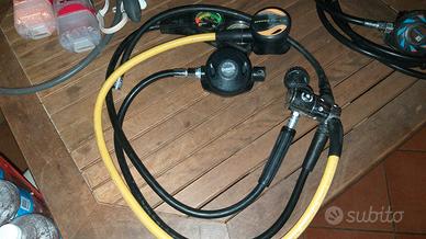 Erogatore bilanciato in configurazione octopus