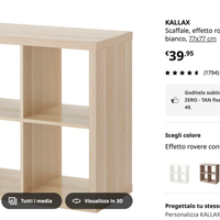 IKEA KALLAX – Scaffale modulare con cassetti
